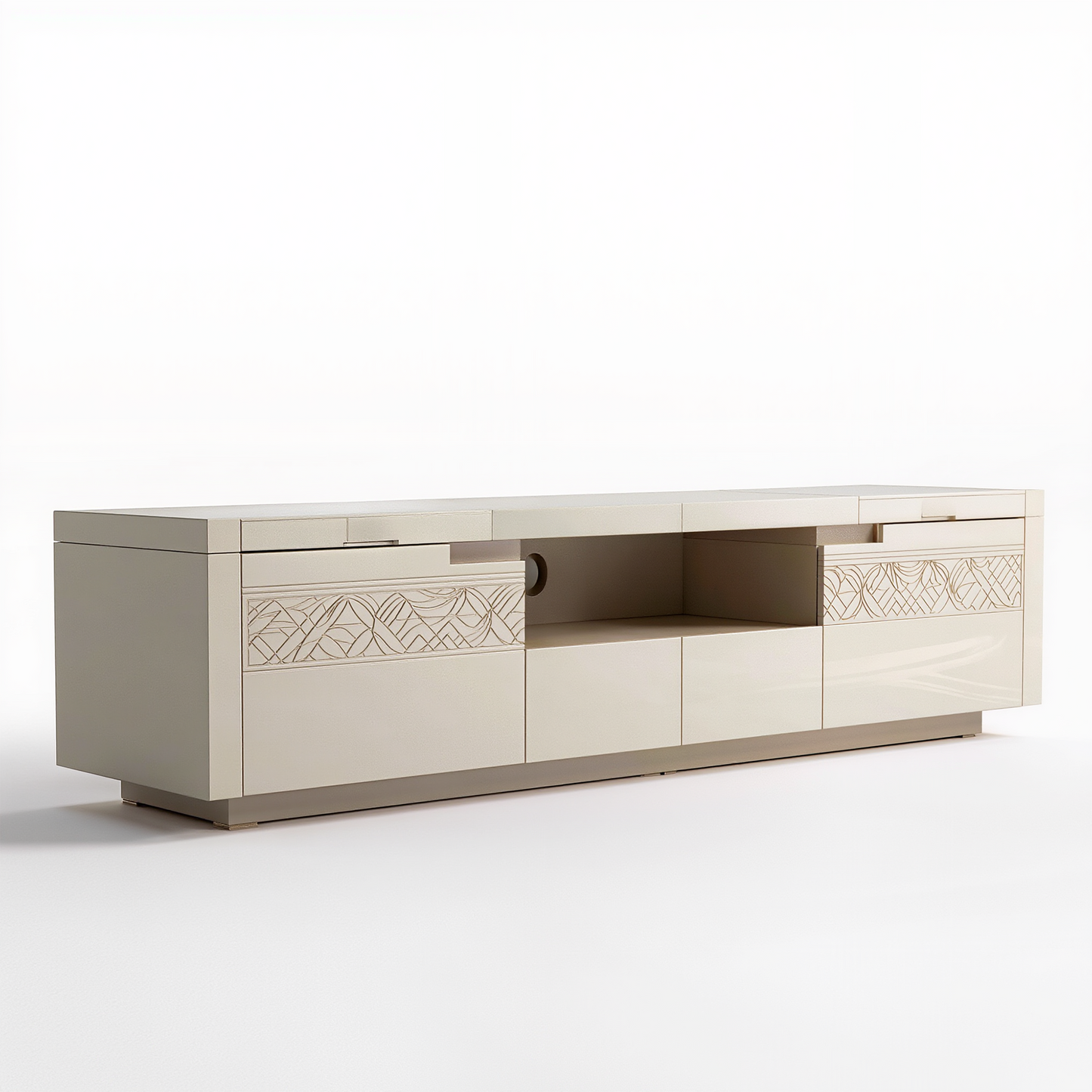 Modern Art Deco TV Console
