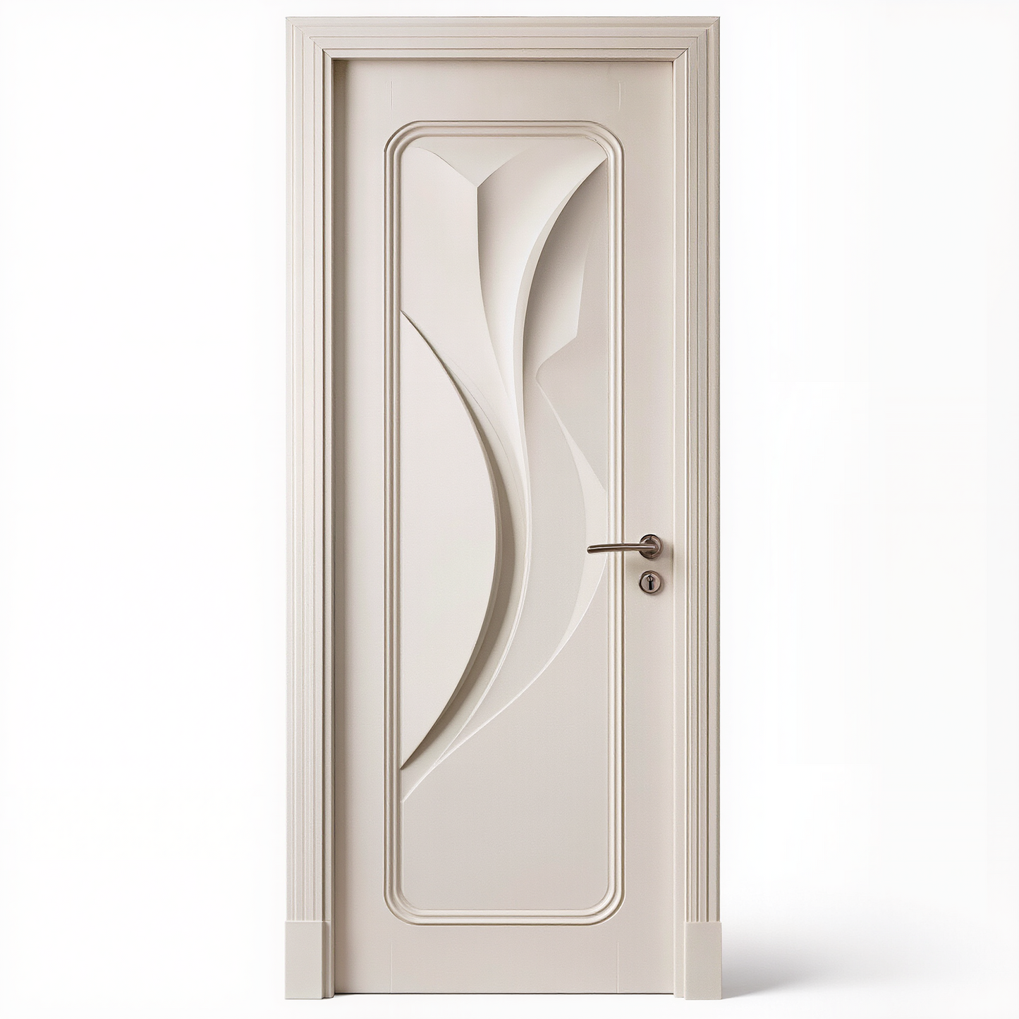 Modern Sculptural Interior Door