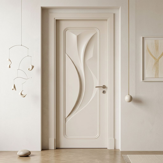 Modern Sculptural Interior Door