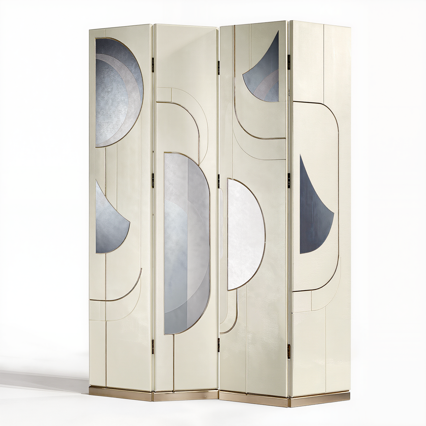 Art Deco-Inspired Folding Room Divider