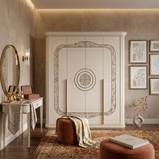 Ornate Neoclassical Wardrobe