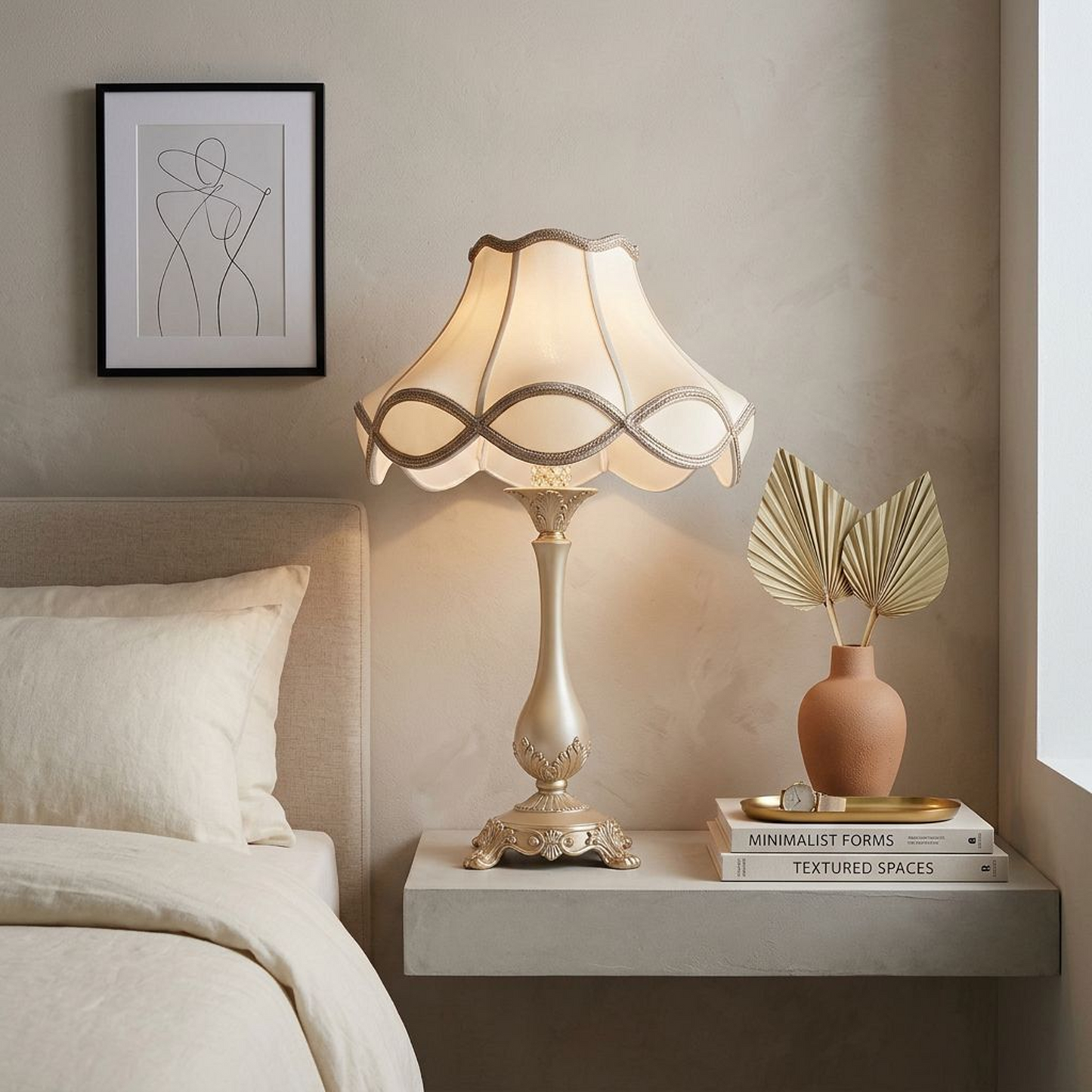 Ornate Traditional Table Lamp