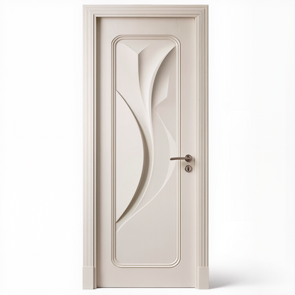 Modern Sculptural Interior Door