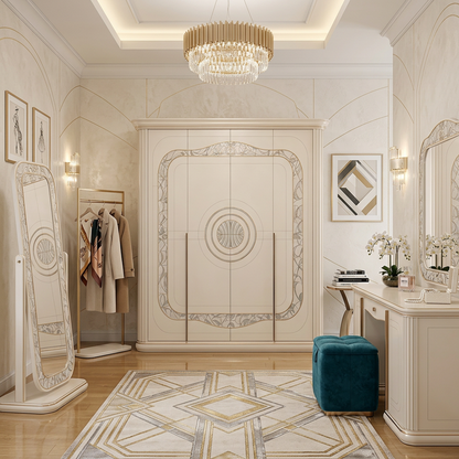 Ornate Neoclassical Wardrobe