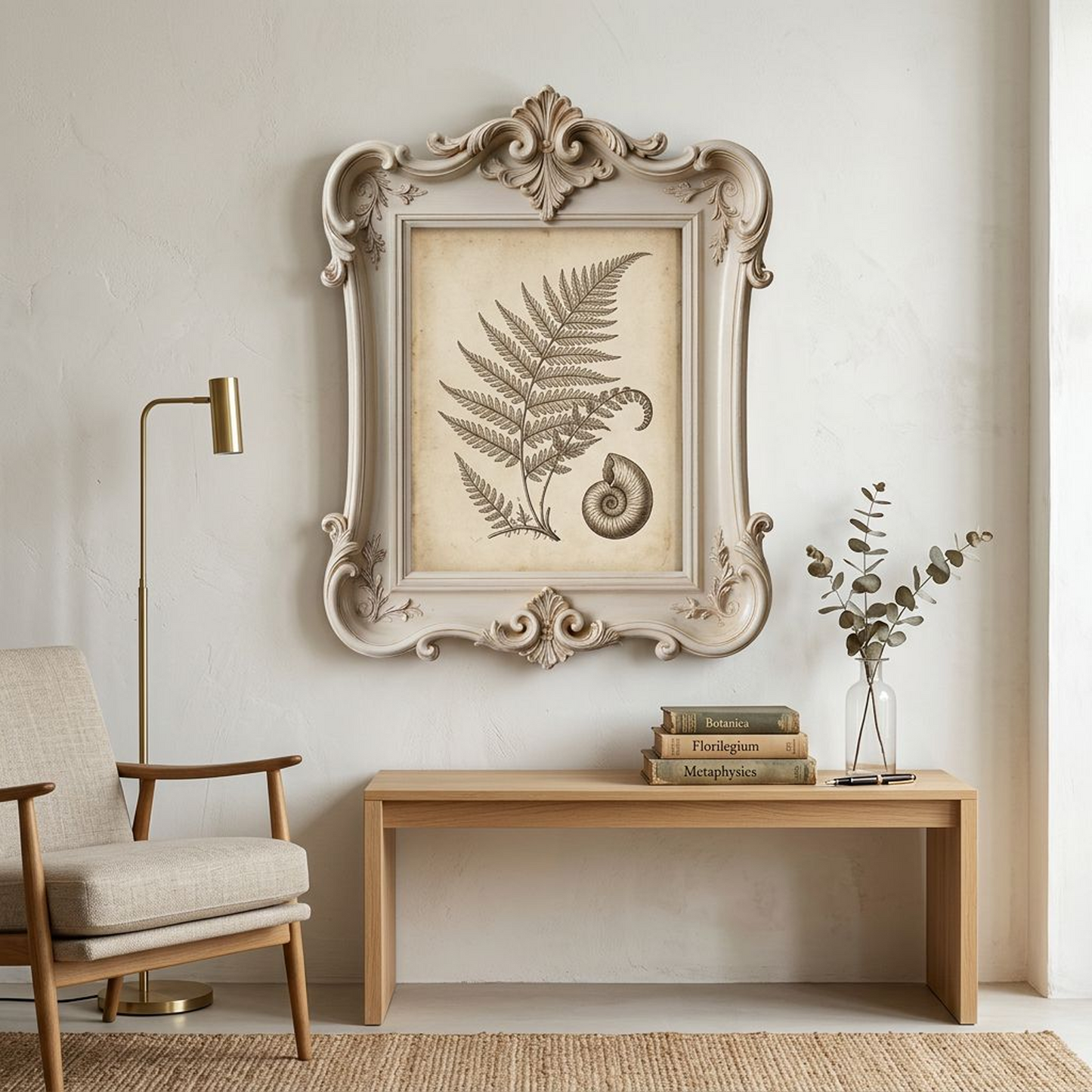 Ornate Baroque-Style Picture Frame