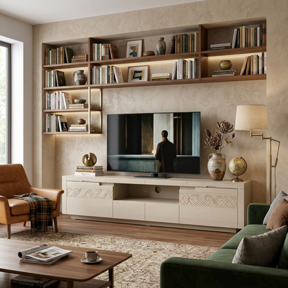 Modern Art Deco TV Console